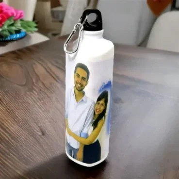 Triangular Shaped Printable Metal Sipper Bottle